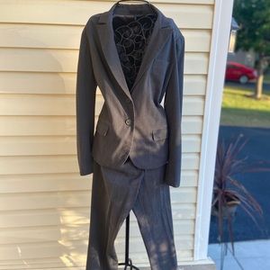 CHARCOAL GREY BLAZER AND TROUSERS